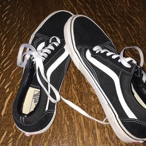 Black old skool vans